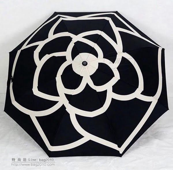 CHANEL香奈兒傘 亞太專櫃最新款 山茶花 全自動UV晴雨傘 防紫外線  zm1000